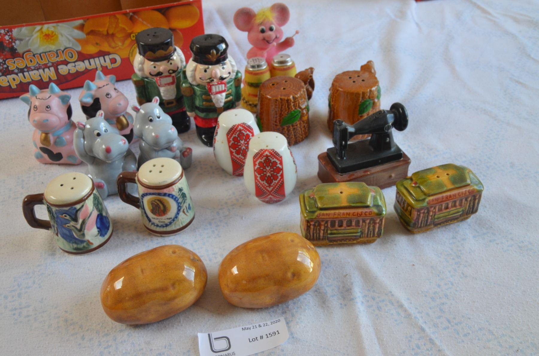 10 TIMES THE MONEY Salt and Pepper Shakers (10)