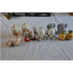 7 TIMES THE MONEY Salt and Pepper Shakers (7)