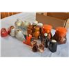 Image 2 : 9 Pairs of Salt and Pepper Shakers and Decorative Wooden Shoes