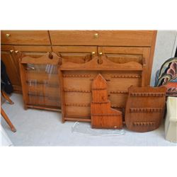 4 Spoon Racks w/ inserts