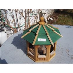 Wooden Bird Feeder