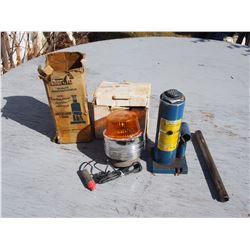 Beacon Light and 5 ton Jack