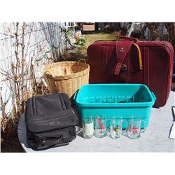 Travel Luggage, Advertising Glass Mugs, Wicker Basket, Plastic Tub