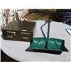 Image 1 : Metal Cabinet and Plastic Snow Shovel