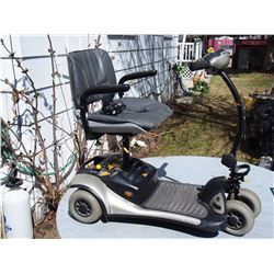 Golden Mobility Scooter and Charger