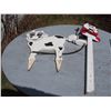 Image 1 : Lawn Ornaments; plastic cow, watering apperatus