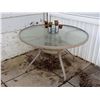 Image 1 : Glass Top Patio Table
