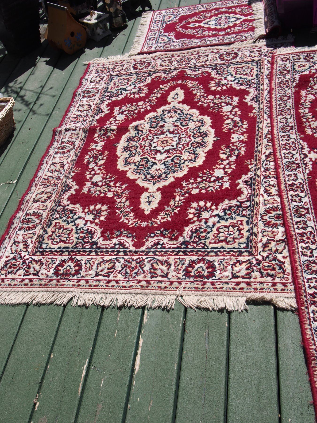 4 Area Rugs Steam Cleaned Bodnarus Auctioneering