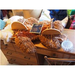 Stuffed Animals, Candy Dish and other Misc Items