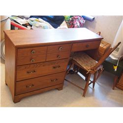 Wooden Desk with Chair