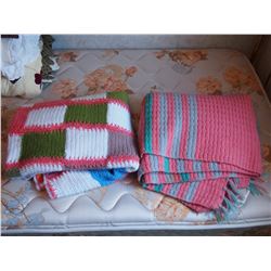 2 Afghan Blankets