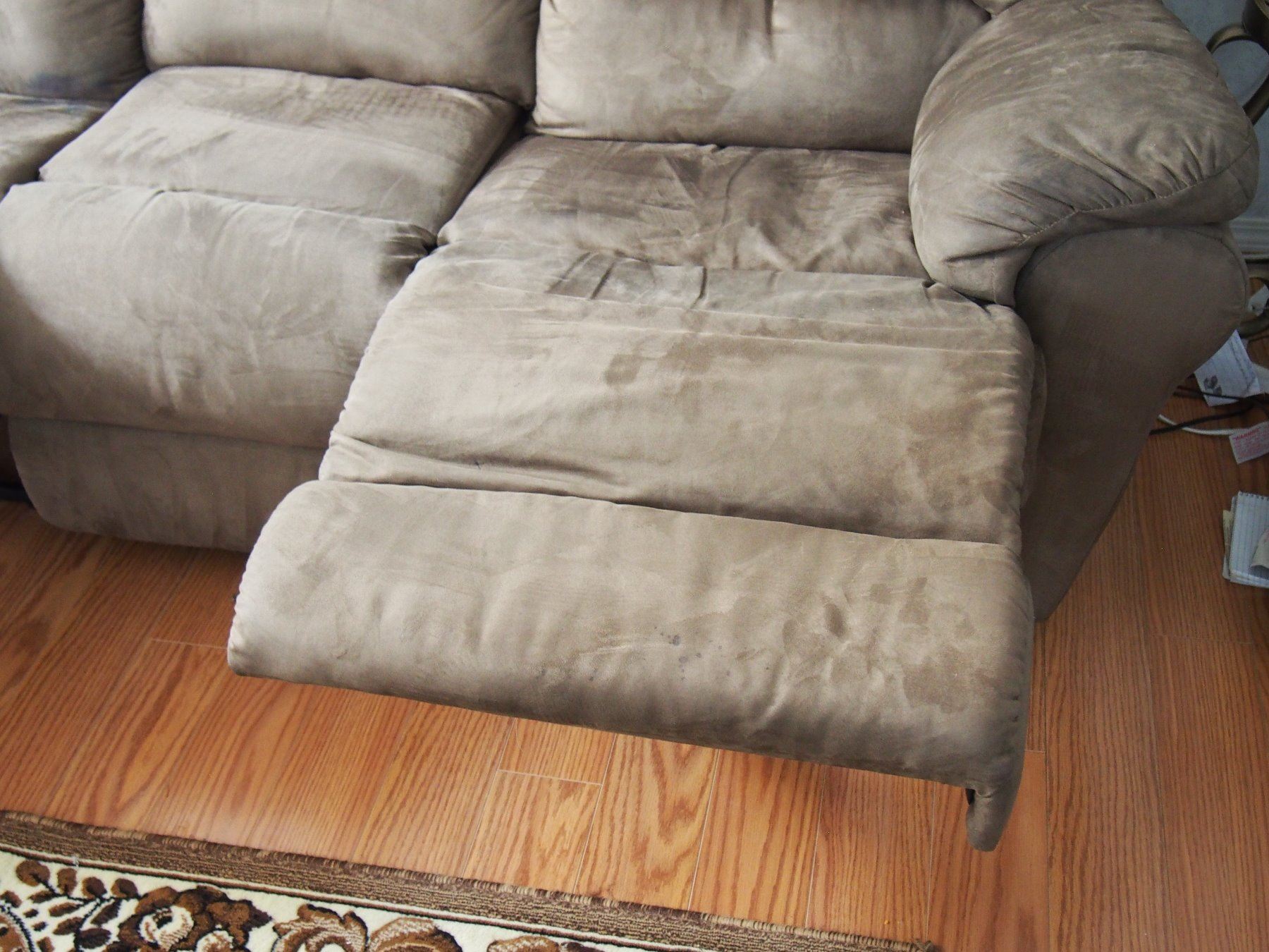 Reclining Couch Steam Cleaned