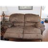 Image 1 : Reclining Love Seat- Steam Cleaned