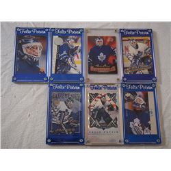 7 TIMES THE MONEY: Felix Potvin Hockey Cards in Plastic Cases