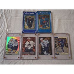 6 TIMES THE MONEY: Mats Sundin Hockey Cards in Plastic Cases