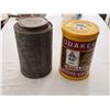 Image 3 : Coffee Tin and Quaker Oats Tin