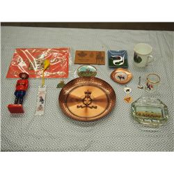 R.C.M.P Centennial Calendar ,Ashtray,Coffee Mug Etc