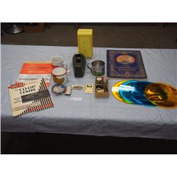 Co-op Related Items ,1937 Coronation Souvenir One Dollar Book,Colored Light Lens Etc