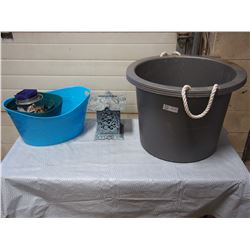 Plastic Tub ,Planters,Yard Related