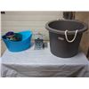 Image 1 : Plastic Tub ,Planters,Yard Related