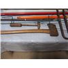 Image 4 : Axe,Various Handles,Copper Sprinkler Set up,Garbage Can Etc