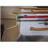 Image 5 : Axe,Various Handles,Copper Sprinkler Set up,Garbage Can Etc