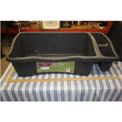 Giant Cat Litter Pan with Storage 34.3 L x 19 W x 10 H