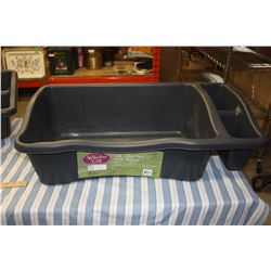 Giant Cat Litter Pan with Storage 34.3 L x 19 W x 10 H