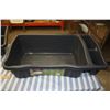 Image 2 : Giant Cat Litter Pan with Storage 34.3 L x 19 W x 10 H
