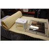Image 1 : Single Bed Foam, Stool, and Mirror (21 by 24")