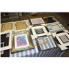 Image 3 : Lot of Picture frames and Picture Boarders and 1 Shadow Box