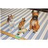 Image 1 : 4 Boxer Dog Figurines