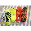 Image 2 : Male 8.5 Cleats (Red), Male 8 Running shoes (Yellow), Fan and Tarp