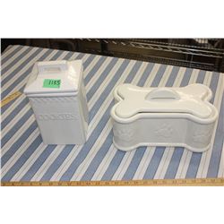 2 Ceramic Cookie Jars