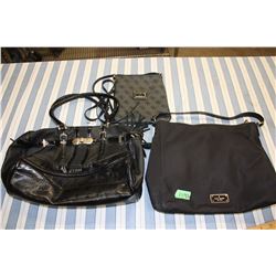 2 Guess Purses and 1 Kate Spade (Lining Torn)
