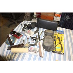 Stethoscope, Electric Knife, Knee Pads, Spark Plug, Bumper Guard and misc