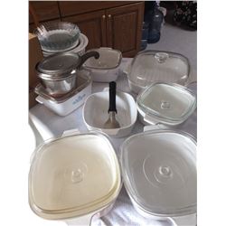 Corelle Coordinates Dish Set Stainless Steel Pans Bowls Etc