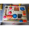Image 2 : Lot of Fisher Price Toys plus Metal Chinese Checkers Board