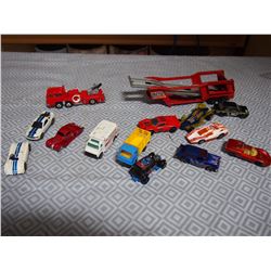 Lot of Hot Wheels Toys