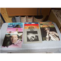 Lot of 12 Vintage Country Records *some are scratched
