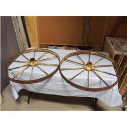 2 TIMES THE MONEY- Steel Wheels 26" Diameter (2)
