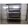Image 1 : Heavy Duty Metal Shelf w/Wooden Inserts