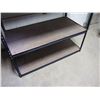Image 2 : Heavy Duty Metal Shelf w/Wooden Inserts