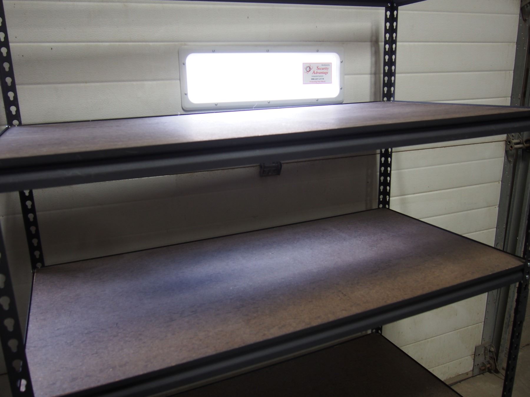 Heavy Duty Metal Shelf w/Wooden Inserts Bodnarus Auctioneering