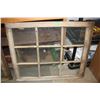 Image 3 : 2 TIMES THE MONEY  9 Pane Windows 36' by 29' (1 missing 2 glass pieces)