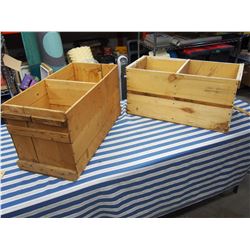 2 TIMES THE MONEY Wooden Crates