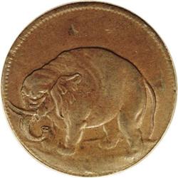 (1694) TOKEN London Elephant Token, Thick Planchet AU5 (1694)[TOKEN] London Elephant Token, Thick Pl