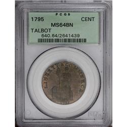 1795 1C Talbot Allum & Lee Cent MS64 Brown PCGS. 1795[1C] Talbot Allum & Lee Cent MS64 Brown PCGS.