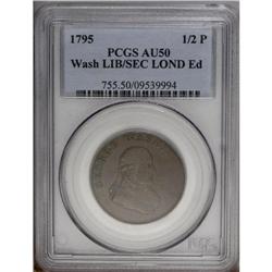 1795 1/2P Washington Liberty & Security Halfpenny, LON 1795[1/2P] Washington Liberty & Security Half
