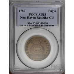 1787 1C Fugio Cent, New Haven Restrike, Copper AU55 PC 1787[1C] Fugio Cent, New Haven Restrike, Copp